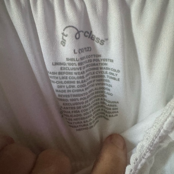 Art Class White Casual Kids Dress - Picture 4 of 8